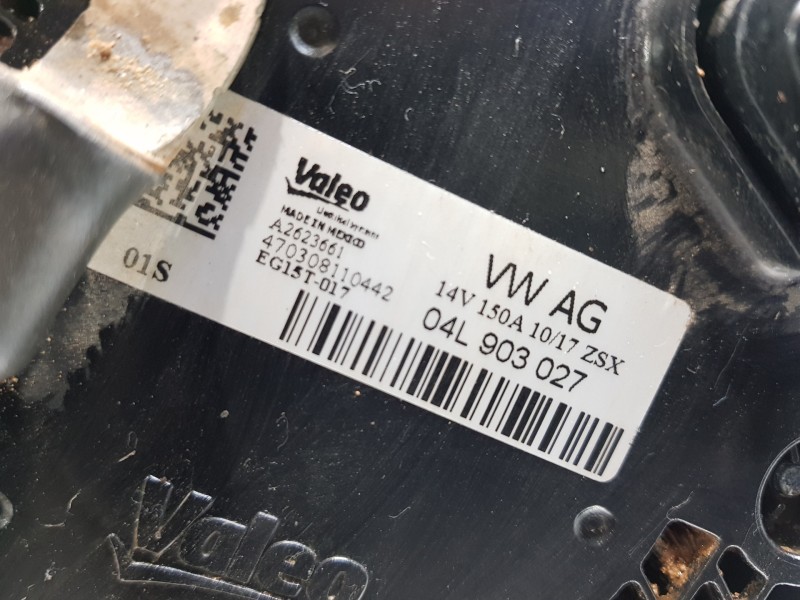 Recambio de alternador para audi q5 (fyb) quattro referencia OEM IAM 04L903027 4L903027 