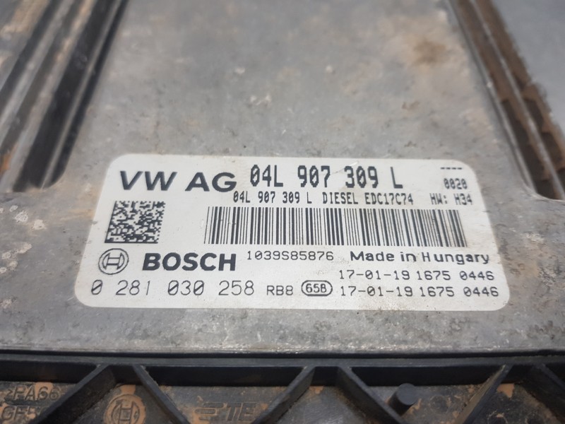 Recambio de centralita motor uce para audi q5 (fyb) quattro referencia OEM IAM 04L907309L 0281030258 