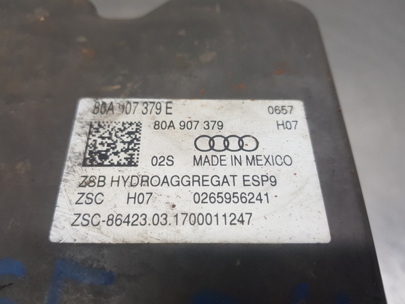 Recambio de abs para audi q5 (fyb) quattro referencia OEM IAM 80A614517E 80A907379E 80A907379EREP
