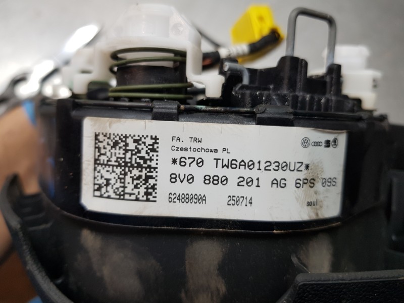 Recambio de kit airbag para audi a3 (8v) attracted referencia OEM IAM 8V1857001H 8V3857705D 8V3857706D