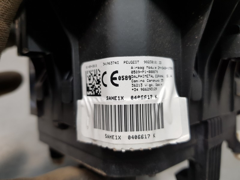 Recambio de kit airbag para peugeot 3008 active referencia OEM IAM 16180453ZD 98094638XX 98094640XX