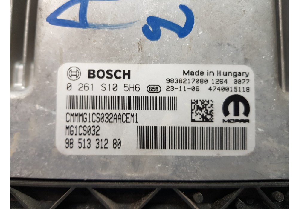 Recambio de centralita motor uce para opel corsa f elegance referencia OEM IAM 9851331280 0261S105H6 