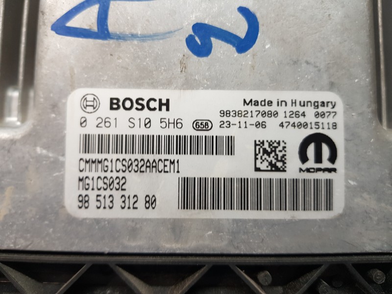 Recambio de centralita motor uce para opel corsa f elegance referencia OEM IAM 9851331280 0261S105H6 