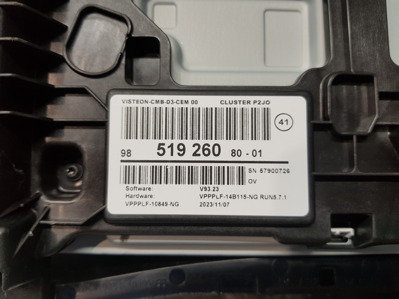 Recambio de cuadro instrumentos para opel corsa f elegance referencia OEM IAM 9851926080  