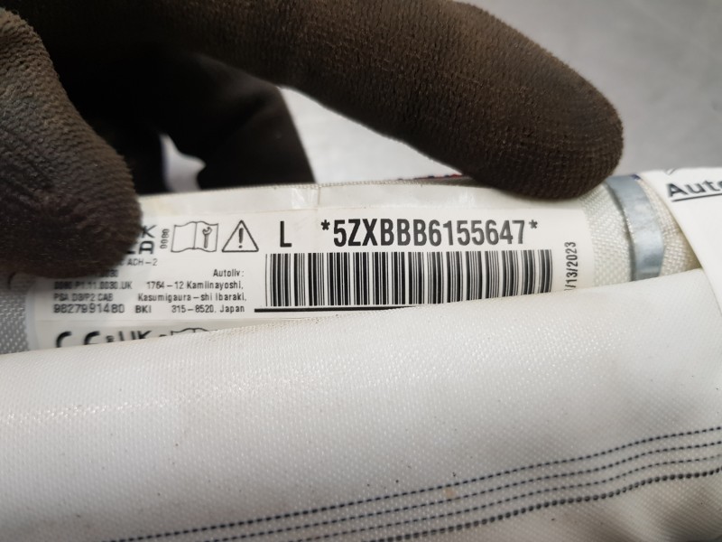 Recambio de airbag cortina delantero izquierdo para opel corsa f elegance referencia OEM IAM 827991480  