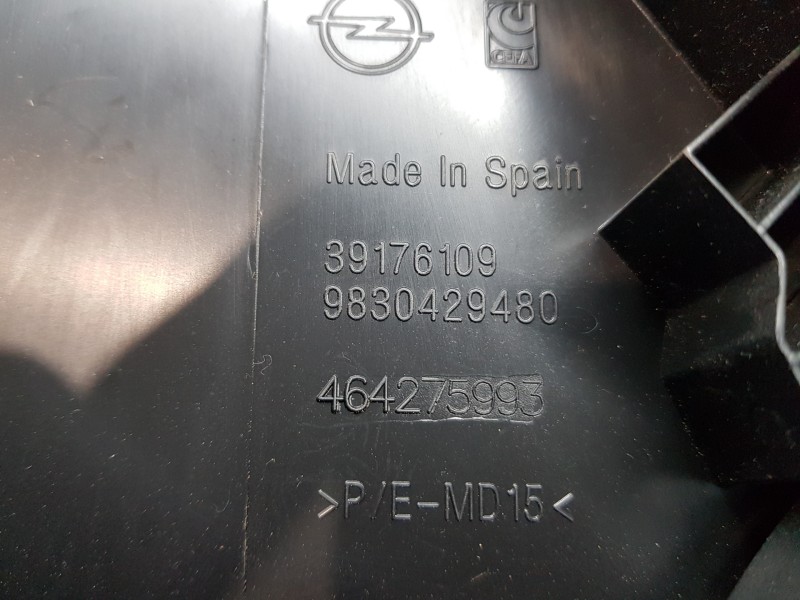 Recambio de guantera para opel corsa f elegance referencia OEM IAM 9830429480  