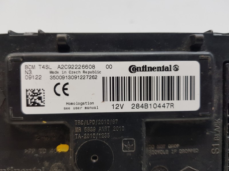 Recambio de modulo confort para dacia sandero stepwey referencia OEM IAM 284B10447R  