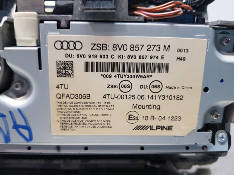 Recambio de pantalla multifuncion para audi a3 (8v) attracted referencia OEM IAM 8V0857273M   Recambio de pantalla multifuncion para audi a3 (8v) attracted referencia OEM IAM 8V0857273M