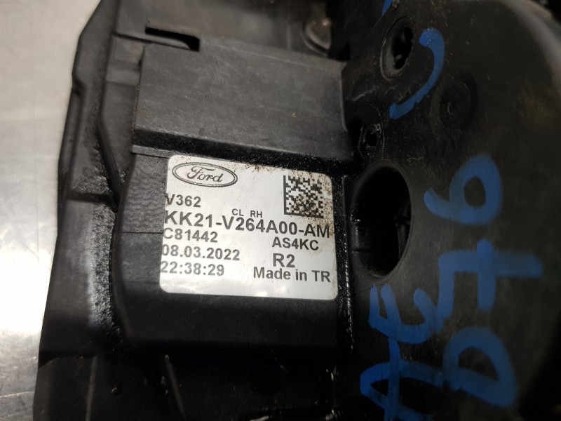 Recambio de cerradura puerta lateral derecha para ford transit custom kasten custom referencia OEM IAM KK3AV26412AL  