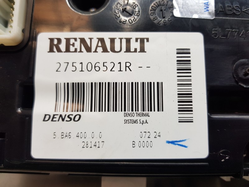 Recambio de mando calefaccion / aire acondicionado para renault master iii furgón referencia OEM IAM 275106521R 275106521R 