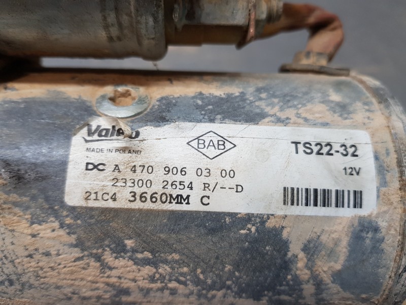 Recambio de motor arranque para renault master iii furgón referencia OEM IAM 233002654R A4709060300 