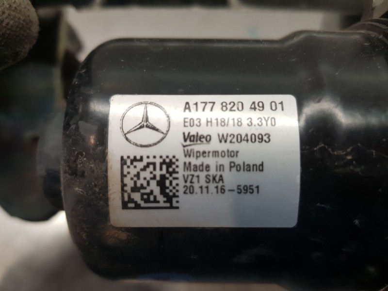 Recambio de motor limpia delantero para mercedes clase a (w177) 200 d referencia OEM IAM A1778204201 A1778204901 