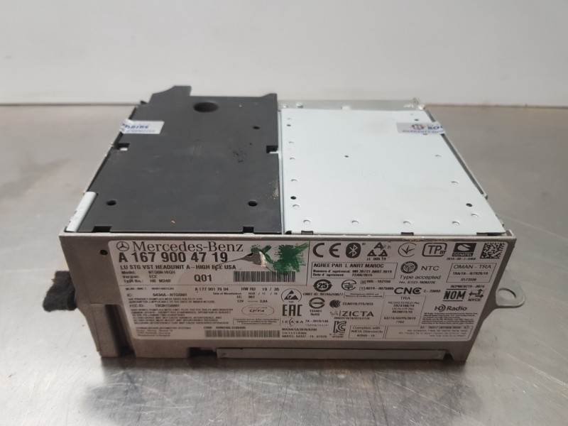 Recambio de sistema audio / radio cd para mercedes clase a (w177) 200 d referencia OEM IAM A1679004719  