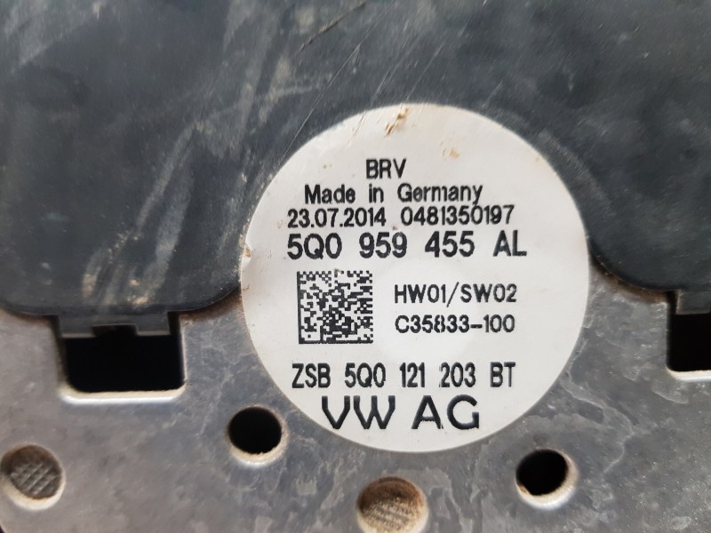 Recambio de electroventilador para audi a3 (8v) attracted referencia OEM IAM 5Q0121203DD 5Q0959455AL 