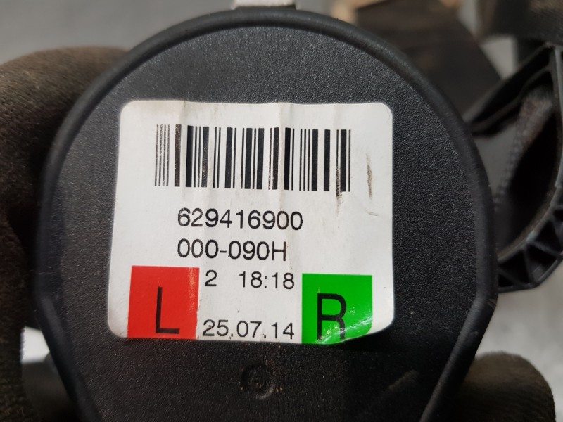 Recambio de cinturon seguridad trasero izquierdo para audi a3 (8v) attracted referencia OEM IAM 8V3857805 629416900 