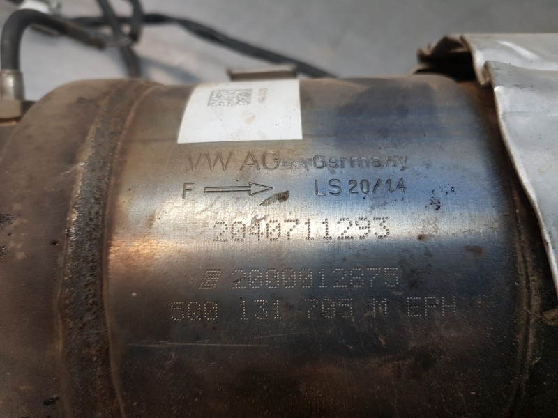 Recambio de filtro de particulas para audi a3 (8v) attracted referencia OEM IAM 04L131606NX 5Q0166AB 5Q0131705M