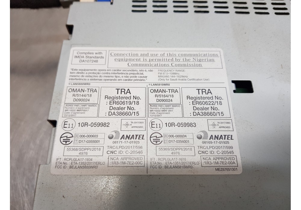 Recambio de pantalla multifuncion para dacia sandero stepwey referencia OEM IAM 281152646R   Recambio de pantalla multifuncion para dacia sandero stepwey referencia OEM IAM 281152646R