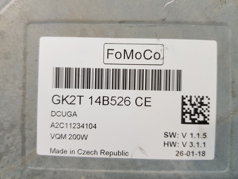 Recambio de modulo electronico para ford transit custom kasten custom referencia OEM IAM   