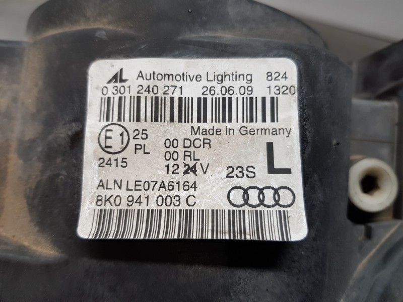 Recambio de faro izquierdo para audi a4 avant (b8) sline referencia OEM IAM 8K0941003C   Recambio de faro izquierdo para audi a4 avant (b8) sline referencia OEM IAM 8K0941003C