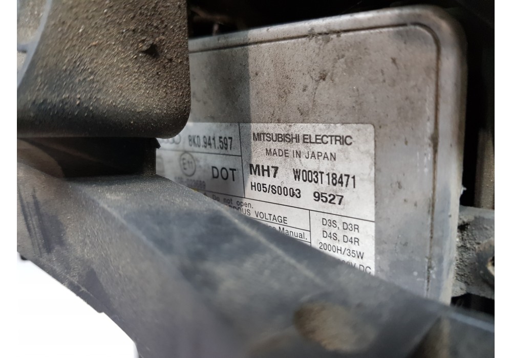 Recambio de faro derecho para audi a4 avant (b8) sline referencia OEM IAM 8K0941004C   Recambio de faro derecho para audi a4 avant (b8) sline referencia OEM IAM 8K0941004C