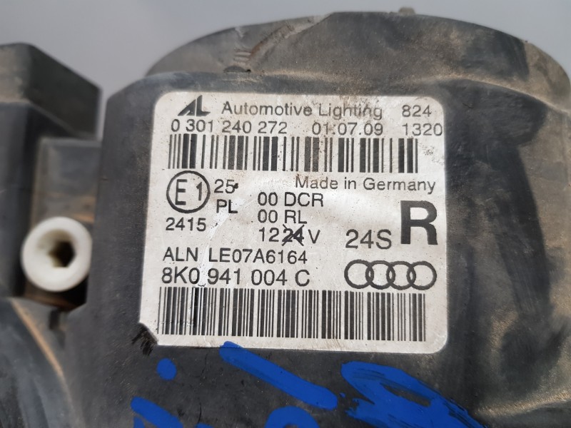 Recambio de faro derecho para audi a4 avant (b8) sline referencia OEM IAM 8K0941004C   Recambio de faro derecho para audi a4 avant (b8) sline referencia OEM IAM 8K0941004C
