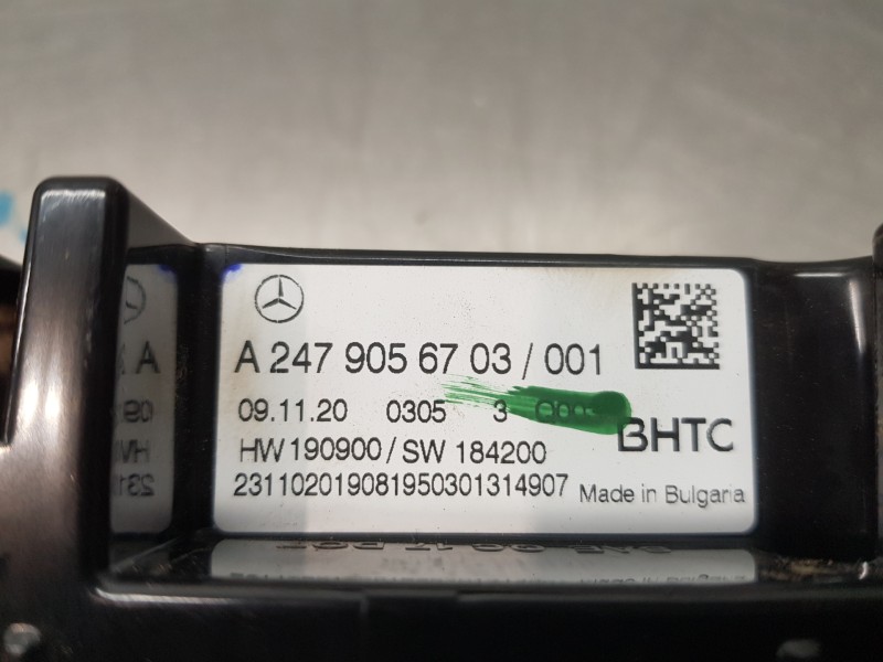 Recambio de mando climatizador para mercedes clase a (w177) 200 d referencia OEM IAM A2479056703  