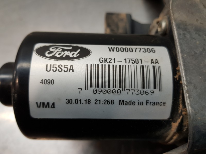 Recambio de motor limpia delantero para ford transit custom kasten custom referencia OEM IAM GK2117501AA  