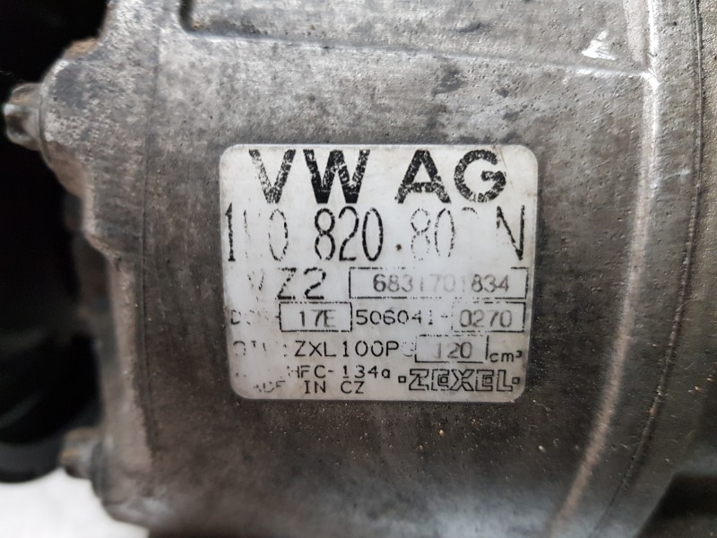 Recambio de compresor aire acondicionado para volkswagen golf v berlina (1k1) highline referencia OEM IAM 1K0820803N  