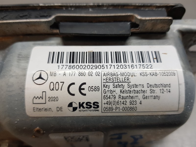 Recambio de kit airbag para mercedes clase a (w177) 200 d referencia OEM IAM A1776806302 A1778600202 A1778600700