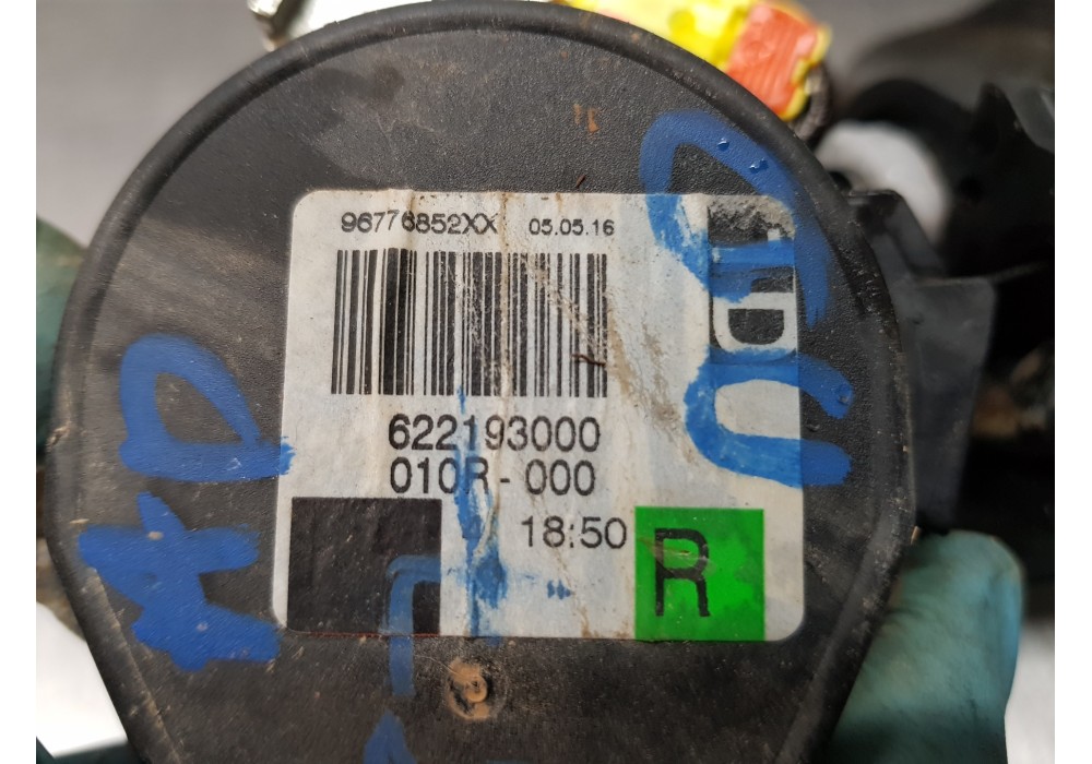 Recambio de cinturon seguridad delantero derecho para peugeot 308 sw style referencia OEM IAM 96776852XX   Recambio de cinturon seguridad delantero derecho para peugeot 308 sw style referencia OEM IAM 96776852XX
