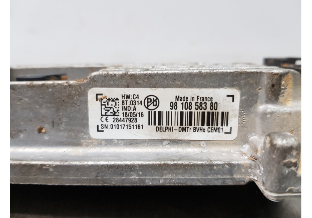 Recambio de centralita start / stop para peugeot 308 sw style referencia OEM IAM 9810858380 01017151161  Recambio de centralita start / stop para peugeot 308 sw style referencia OEM IAM 9810858380 01017151161