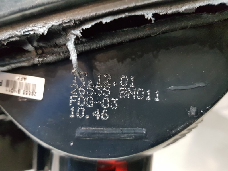 Recambio de piloto trasero izquierdo para nissan almera (n16/e) comfort referencia OEM IAM 26555BN026  