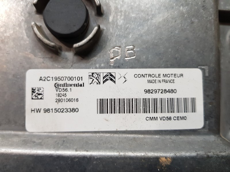 Recambio de centralita motor uce para peugeot 3008 active referencia OEM IAM 9829728480  