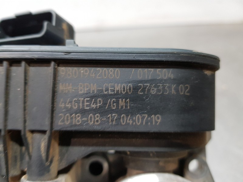 Recambio de caja mariposa para peugeot 3008 active referencia OEM IAM 9801942080  