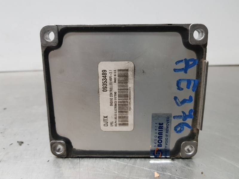 Recambio de centralita motor uce para opel astra g berlina confort referencia OEM IAM 09353489   Recambio de centralita motor uce para opel astra g berlina confort referencia OEM IAM 09353489