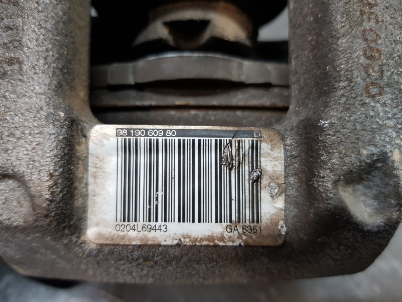Recambio de pinza freno trasera derecha para peugeot 3008 active referencia OEM IAM 9819060980  