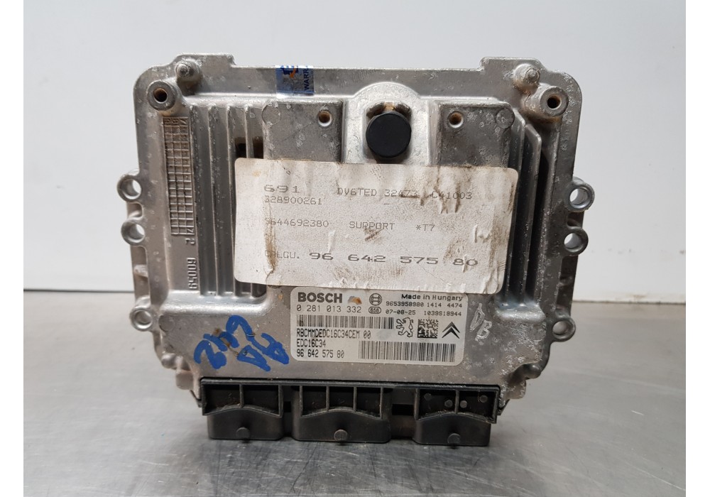 Recambio de centralita motor uce para peugeot 308 premium referencia OEM IAM 0281013332   Recambio de centralita motor uce para peugeot 308 premium referencia OEM IAM 0281013332