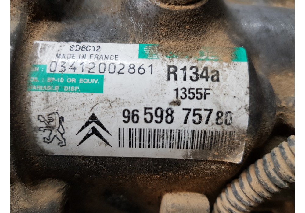 Recambio de compresor aire acondicionado para peugeot 308 premium referencia OEM IAM 9659875780   Recambio de compresor aire acondicionado para peugeot 308 premium referencia OEM IAM 9659875780