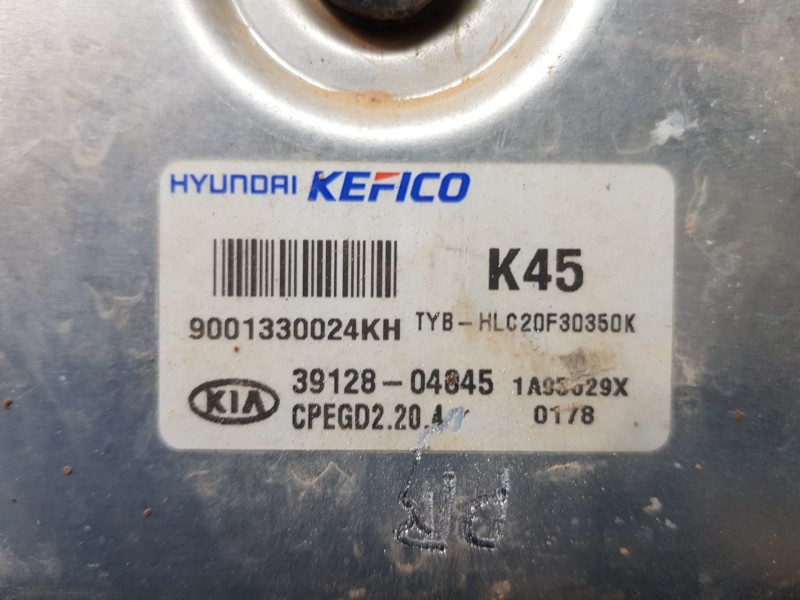 Recambio de centralita motor uce para kia stonic (ybcuv) concept referencia OEM IAM 912804045  