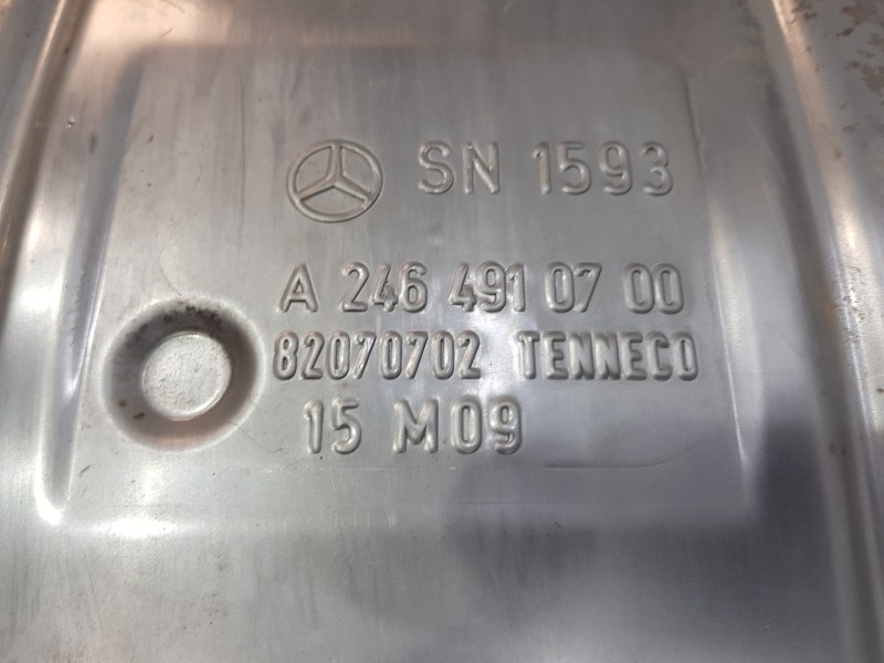 Recambio de silenciador trasero para mercedes clase b (w246) style referencia OEM IAM A2464910700  