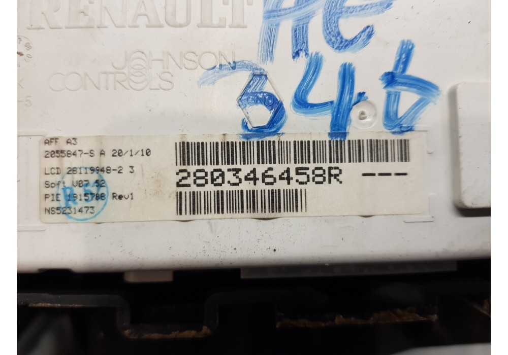 Recambio de pantalla multifuncion para renault megane iii berlina 5 p authentique referencia OEM IAM 280346458R  