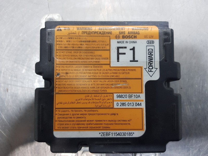 Recambio de centralita airbag para nissan juke (f15) visia referencia OEM IAM 98820BF10A  