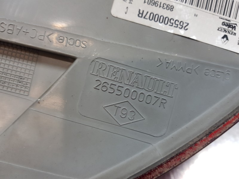 Recambio de piloto trasero derecho para renault megane iii berlina 5 p authentique referencia OEM IAM 265500007R  