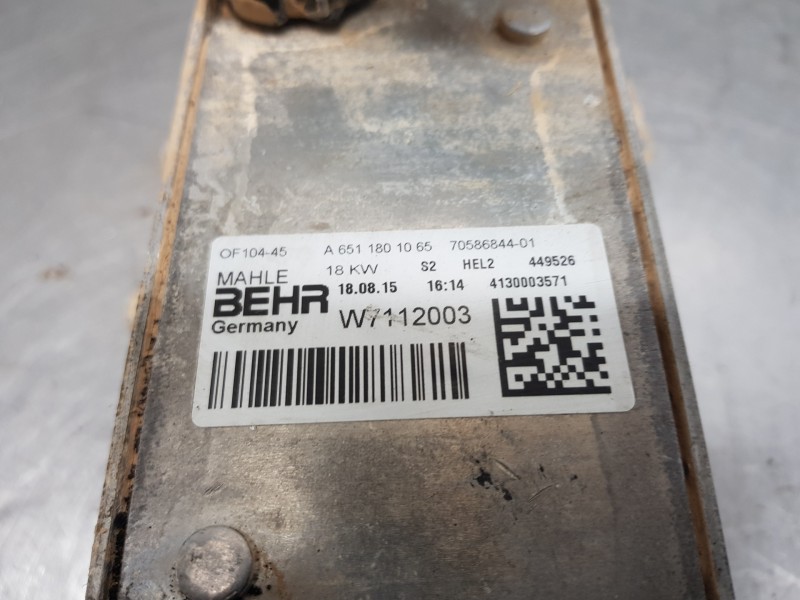 Recambio de filtro aceite para mercedes clase b (w246) style referencia OEM IAM A6511801210 A6511801065 