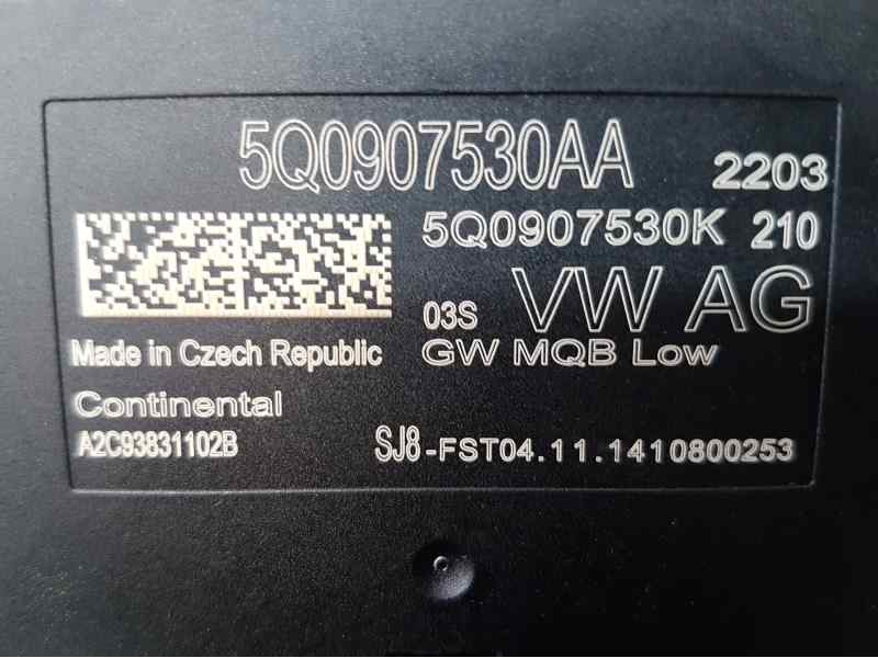 Recambio de modulo electronico para volkswagen golf vii lim. edition bluemotion referencia OEM IAM 5Q0907530K  