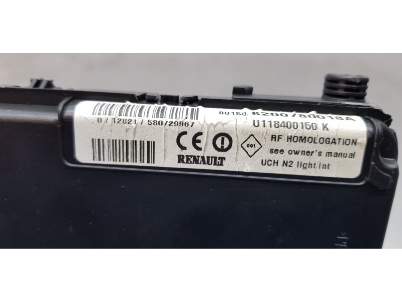 Recambio de modulo electronico para renault scenic ii emotion referencia OEM IAM 8200780018   Recambio de modulo electronico para renault scenic ii emotion referencia OEM IAM 8200780018