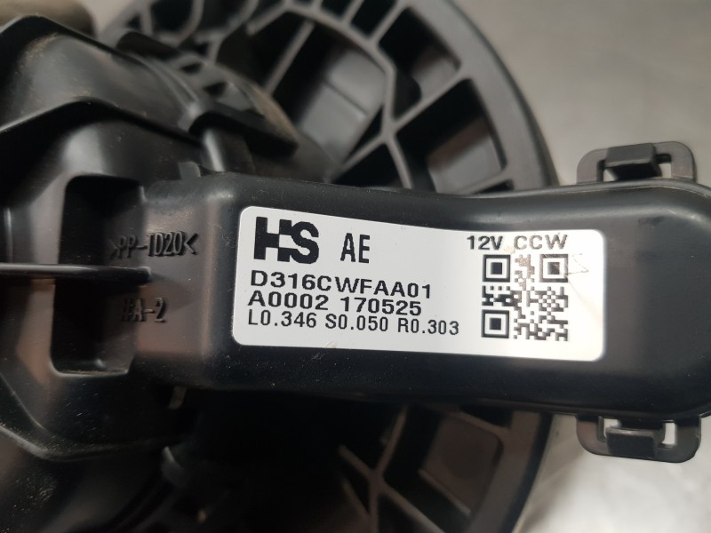 Recambio de motor calefaccion para hyundai ioniq klass referencia OEM IAM 97113G2000  
