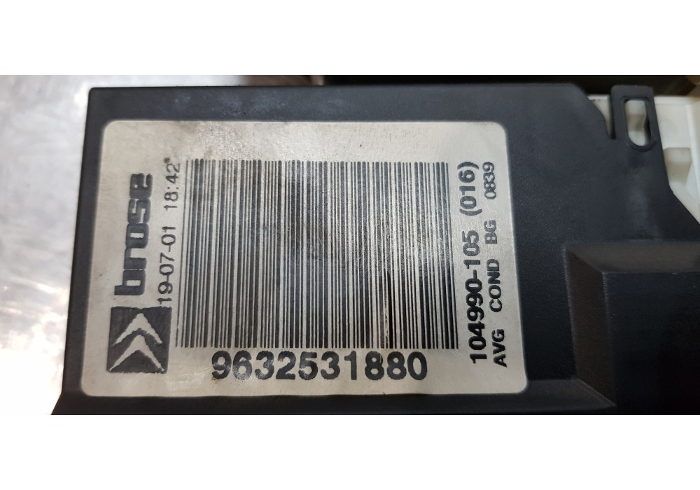 Recambio de elevalunas delantero izquierdo para citroen c5 berlina 1.8 16v sx automático referencia OEM IAM 9632531880  