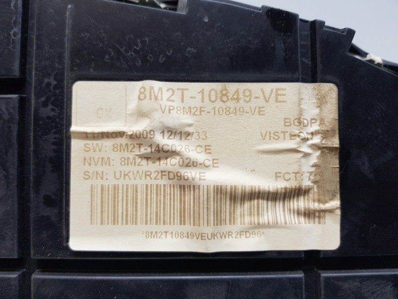 Recambio de cuadro instrumentos para ford s-max (ca1) titanium referencia OEM IAM 8M2T10849VE 8M2T14C026CE 