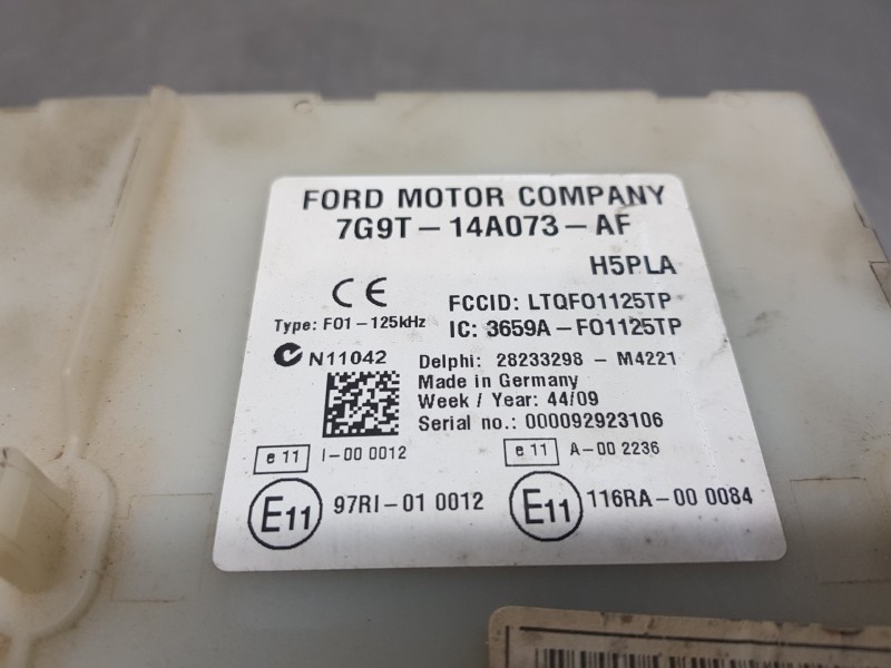 Recambio de caja reles / fusibles para ford s-max (ca1) titanium referencia OEM IAM 7G9T14A073AF  